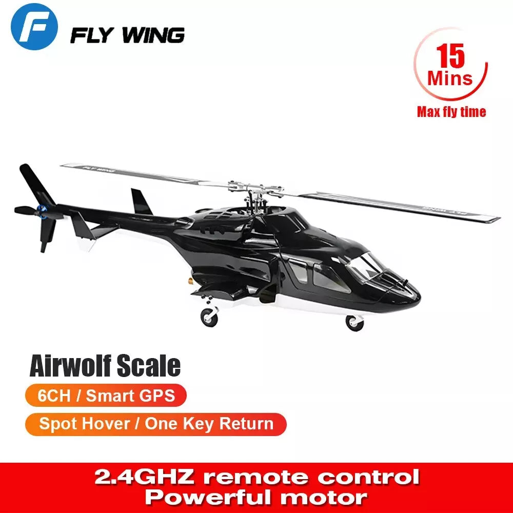Fly Wing Airwolf 6CH M10 GPS 3D Hovering Aircraft Auto Return RC RTF Helicopter image 7