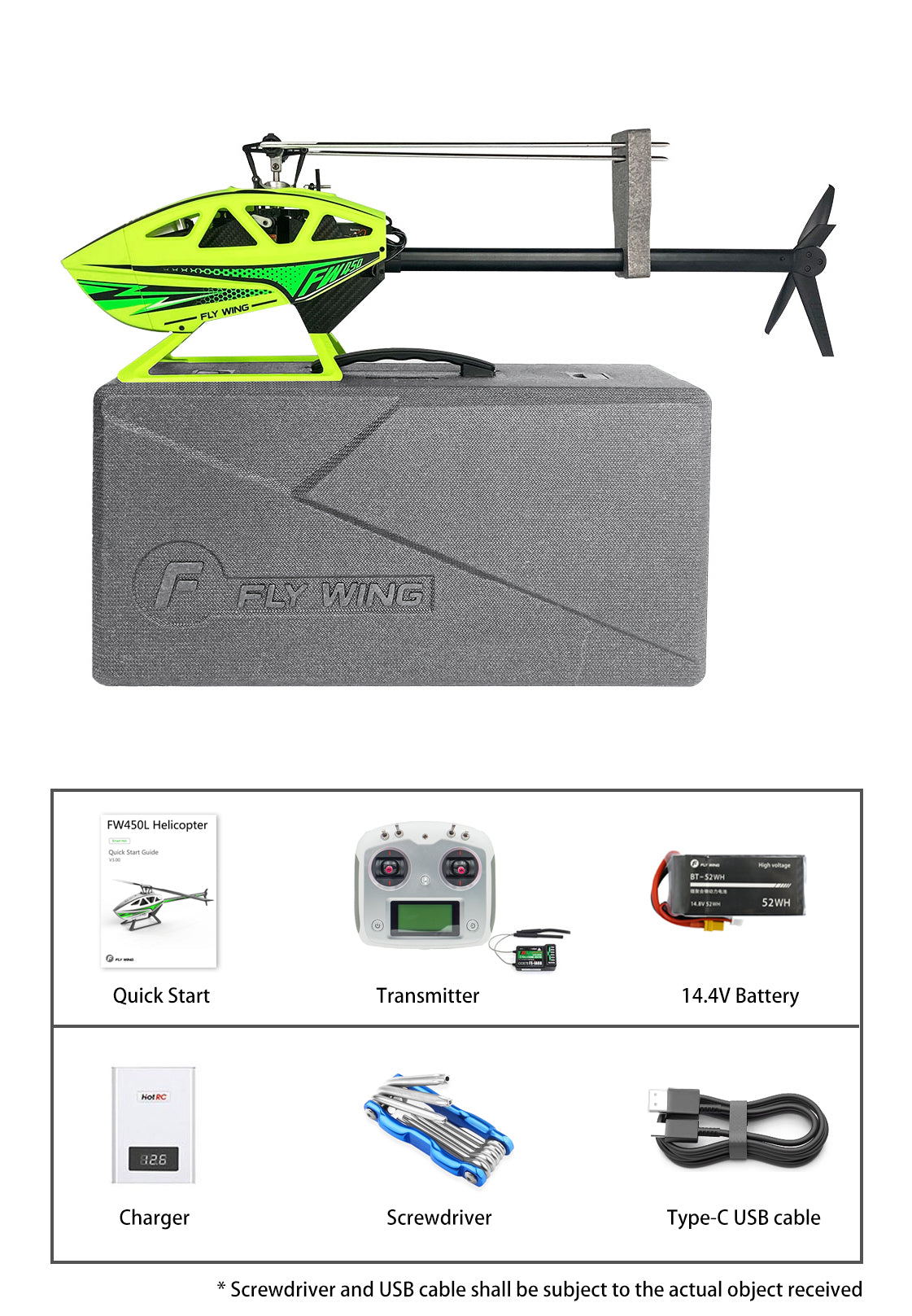 Fly Wing FW450L V3 GPS 3D 6CH Remote Control RC RTF Helicopter image 7