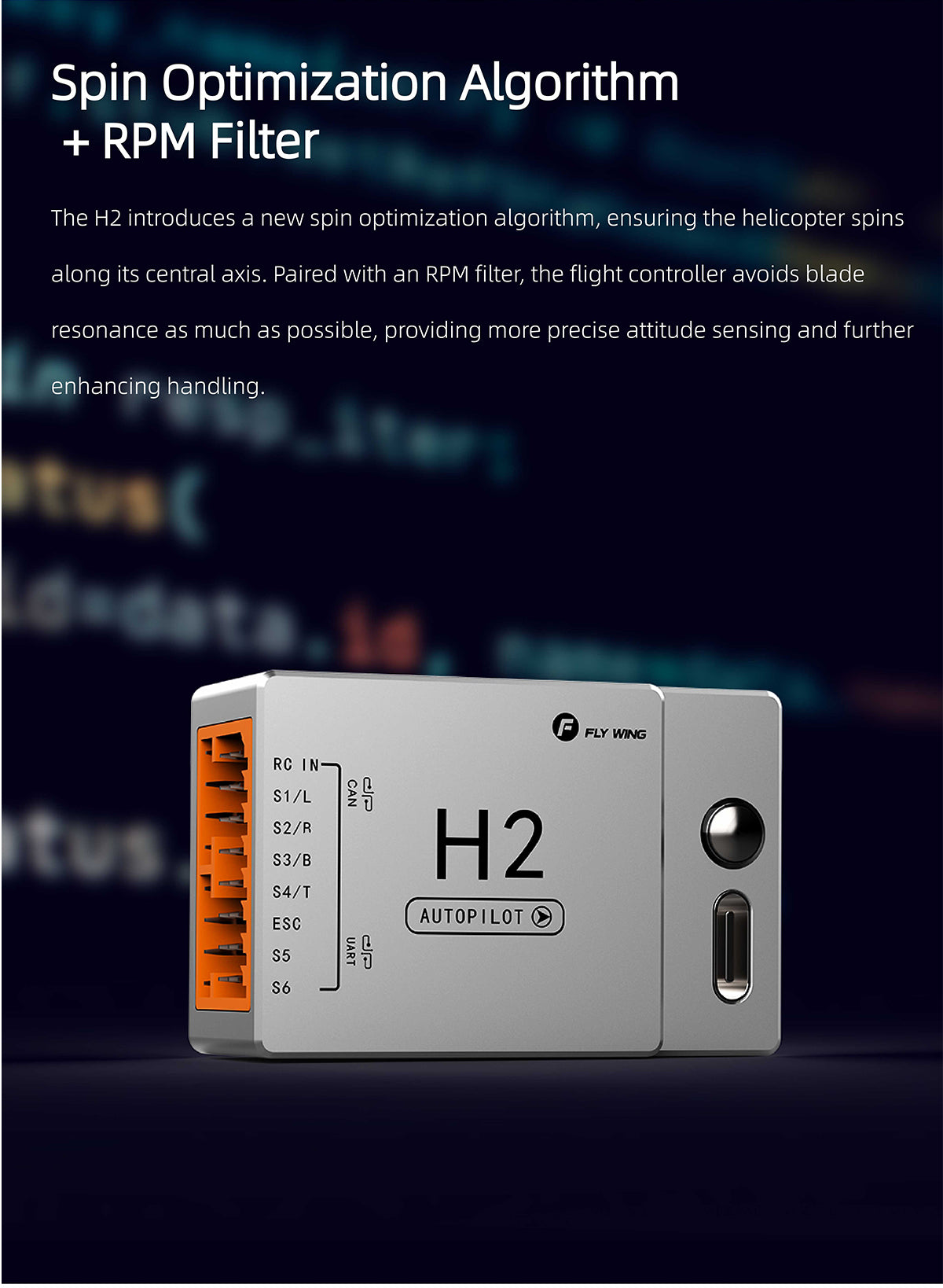 Fly Wing H2 Flight Controller Unit w/ M10 U-blox GPS image 1