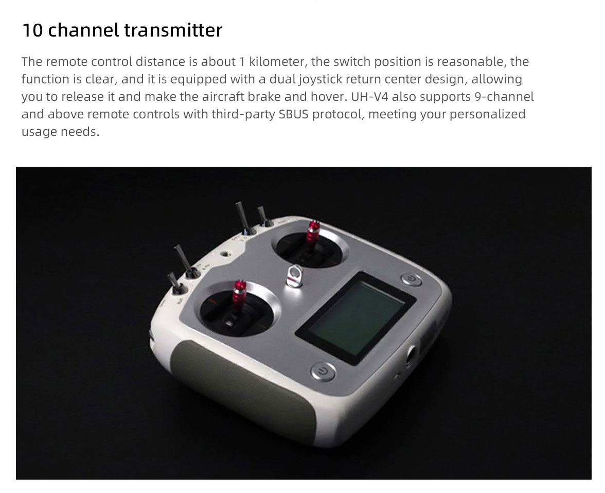 Fly Wing UH-1 V4 10CH GPS 3D Auto Return Hovering RC RTF Helicopter image 12