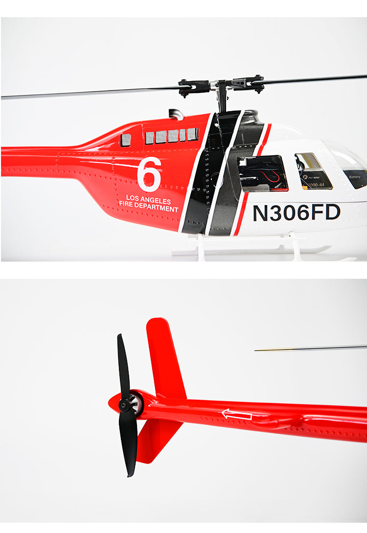 Fly Wing Bell 206 V3 6CH GPS 3D Hovering Auto Return RC RTF Helicopter image 9