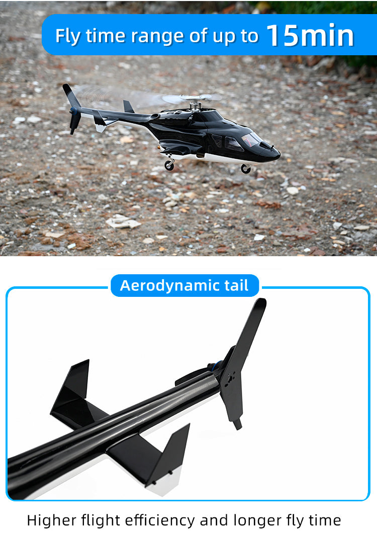 Fly Wing Airwolf 6CH M10 GPS 3D Hovering Aircraft Auto Return RC RTF Helicopter image 9