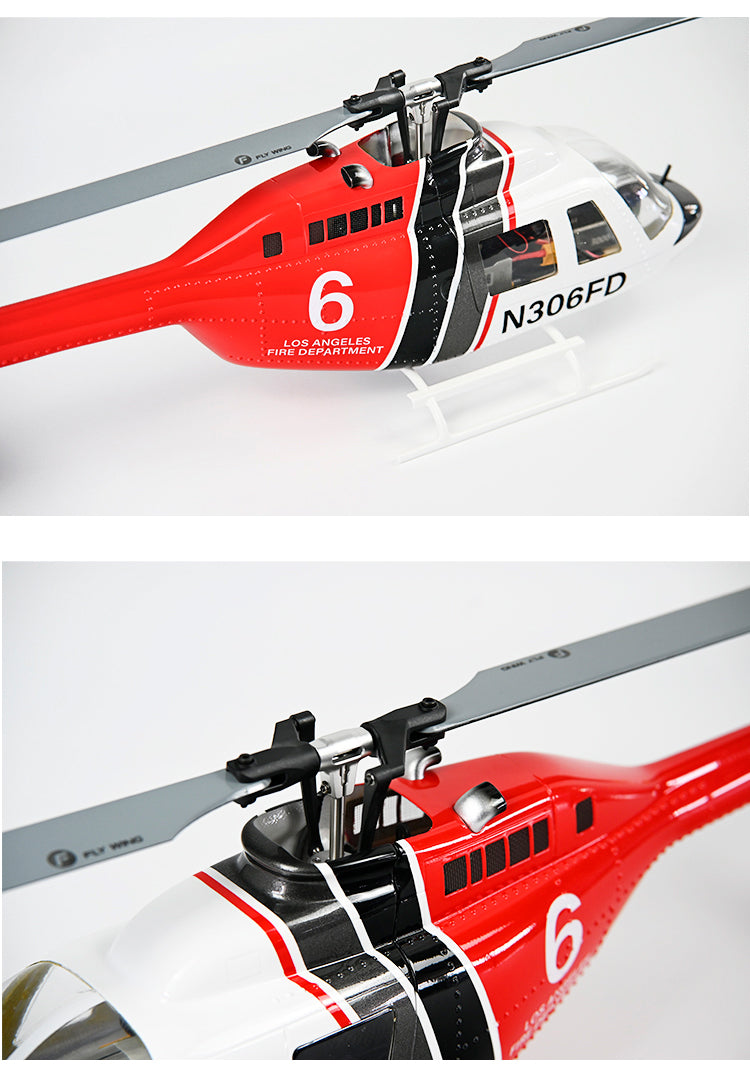 Fly Wing Bell 206 V3 6CH GPS 3D Hovering Auto Return RC RTF Helicopter image 8