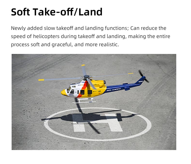 Bell-412 ACE Version 6CH GPS ATT Hovering Auto Return RC RTF Helicopter