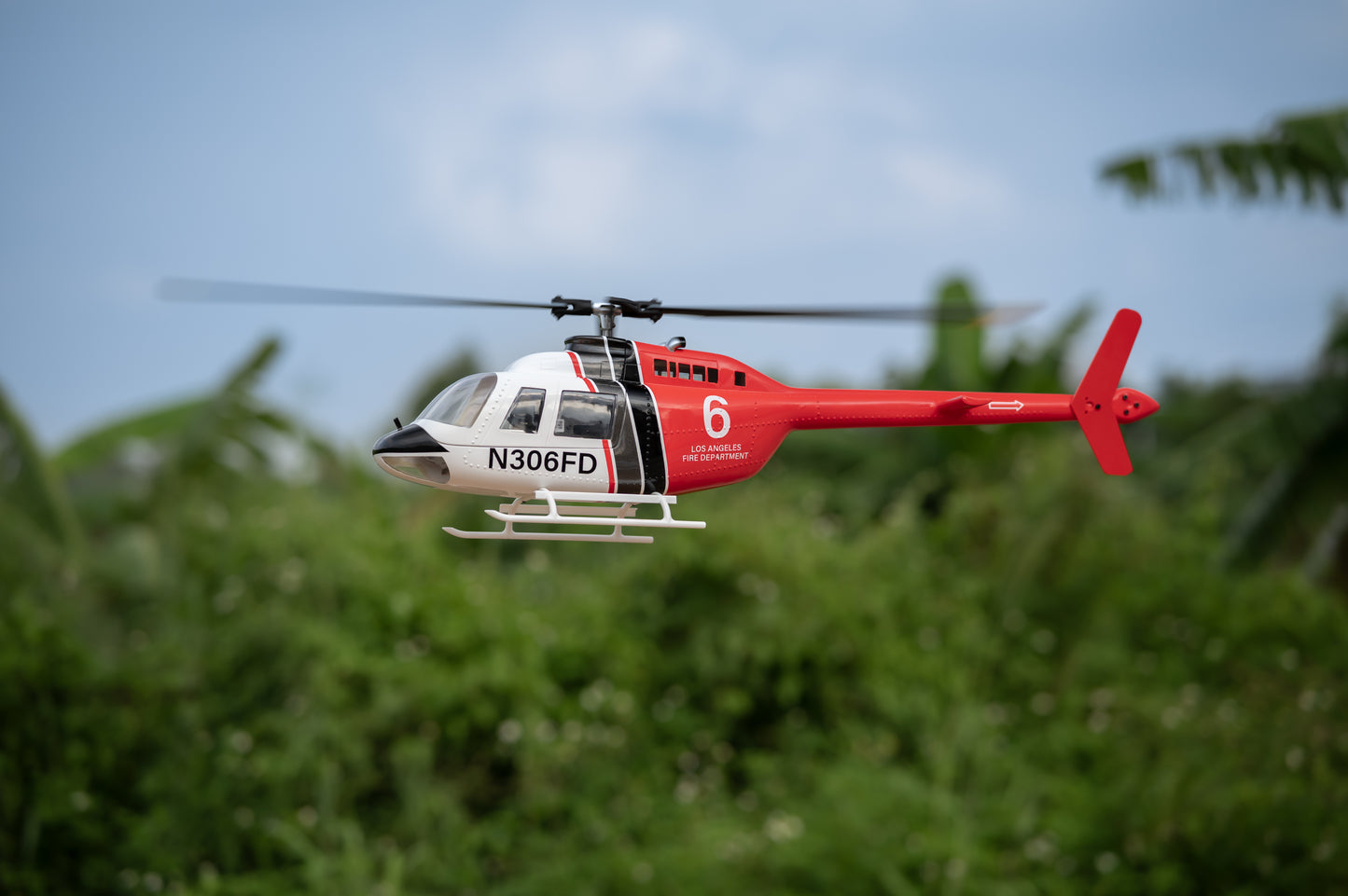 Bell-206 V3 6CH GPS 3D Hovering Auto Return RC RTF Helicopter