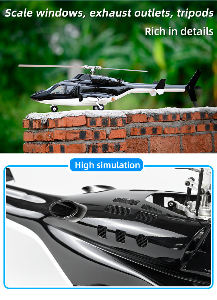Fly Wing Airwolf 6CH M10 GPS 3D Hovering Aircraft Auto Return RC RTF Helicopter image 11