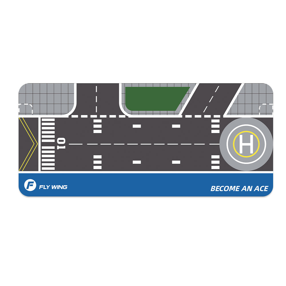 FLYWING Aircraft Runway Mouse Pad, Branded Desk Mat for RC Hobbyists
