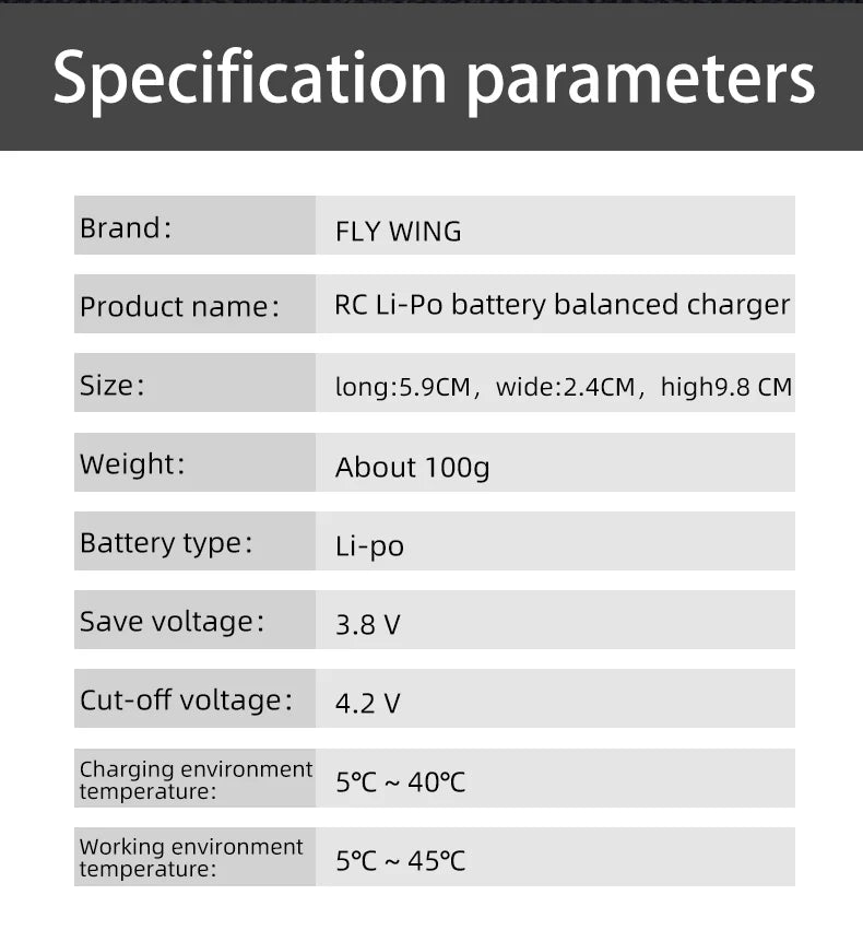 4S balanced Li-Po battery charger 45W