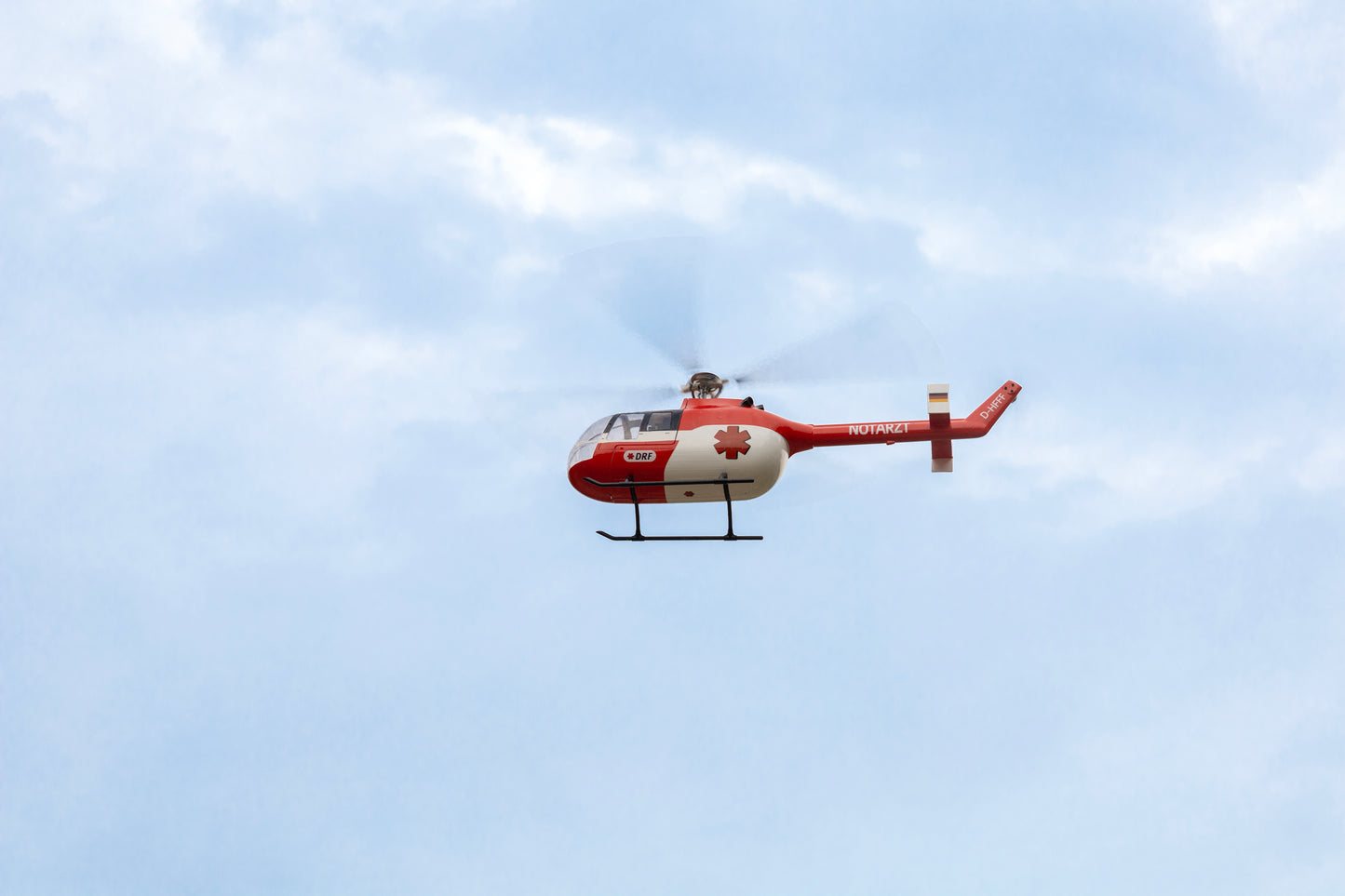 BO-105 4-Blade Red Bull RTF