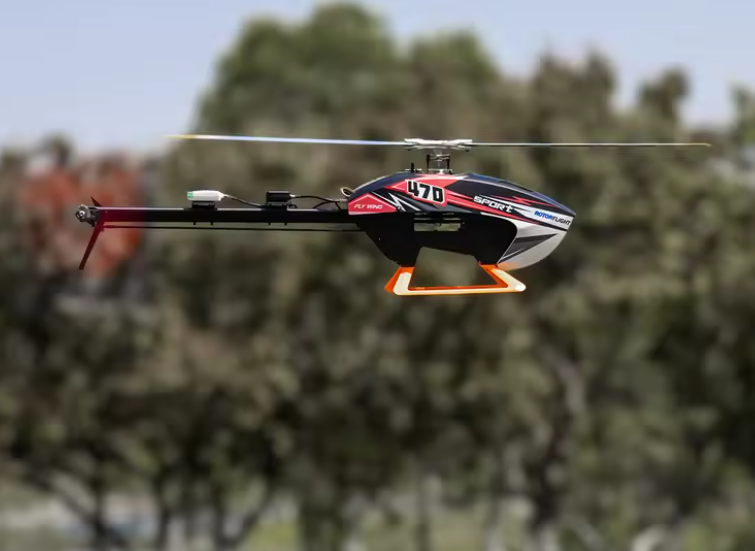 [Pre-order] FW470L 3D Aerobatic Helicopter 6-Channel Remote Control RC Helicopter with GPS Return Function