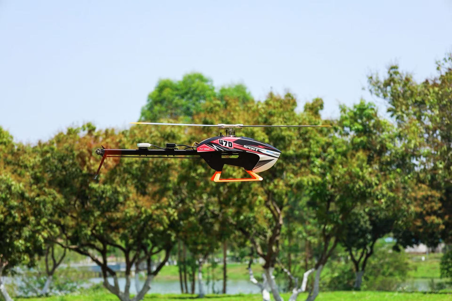 [Pre-order] FW470L 3D Aerobatic Helicopter 6-Channel Remote Control RC Helicopter with GPS Return Function