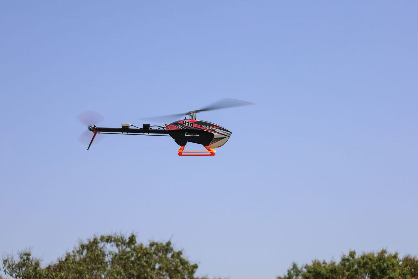[Pre-order] FW470L 3D Aerobatic Helicopter 6-Channel Remote Control RC Helicopter with GPS Return Function