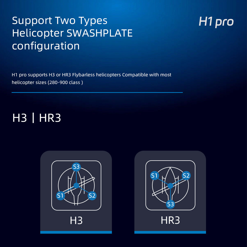 Fly Wing H1 PRO Helicopter Flight Control
