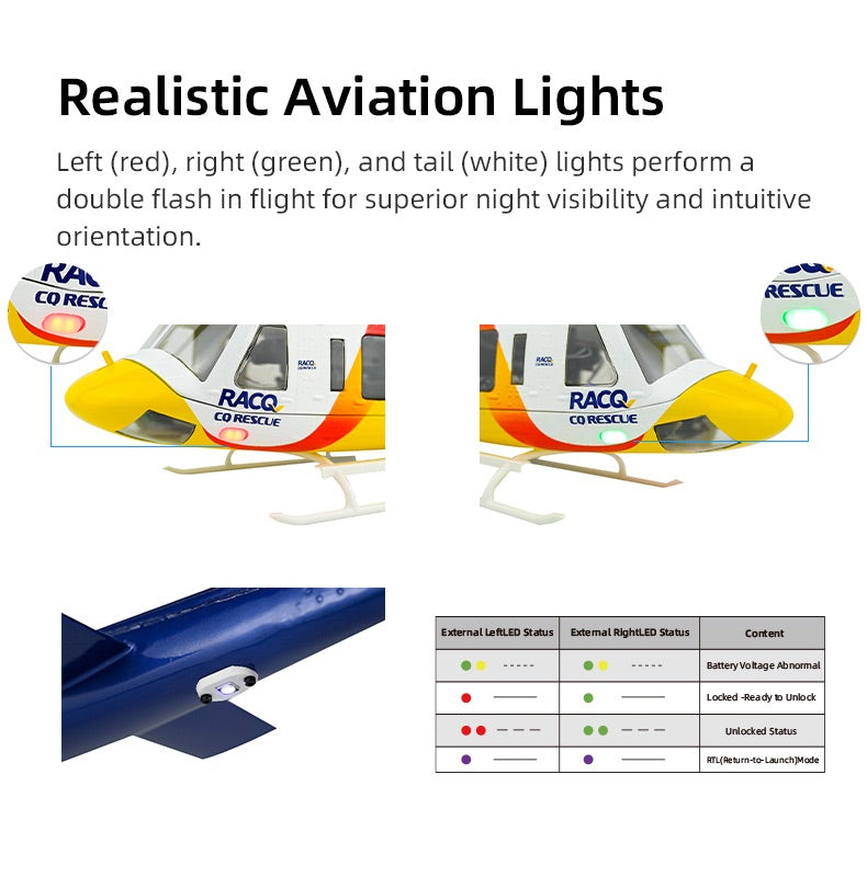 Bell-412 “ACE” Version 6CH GPS ATT Hovering Auto Return RC RTF Helicopter