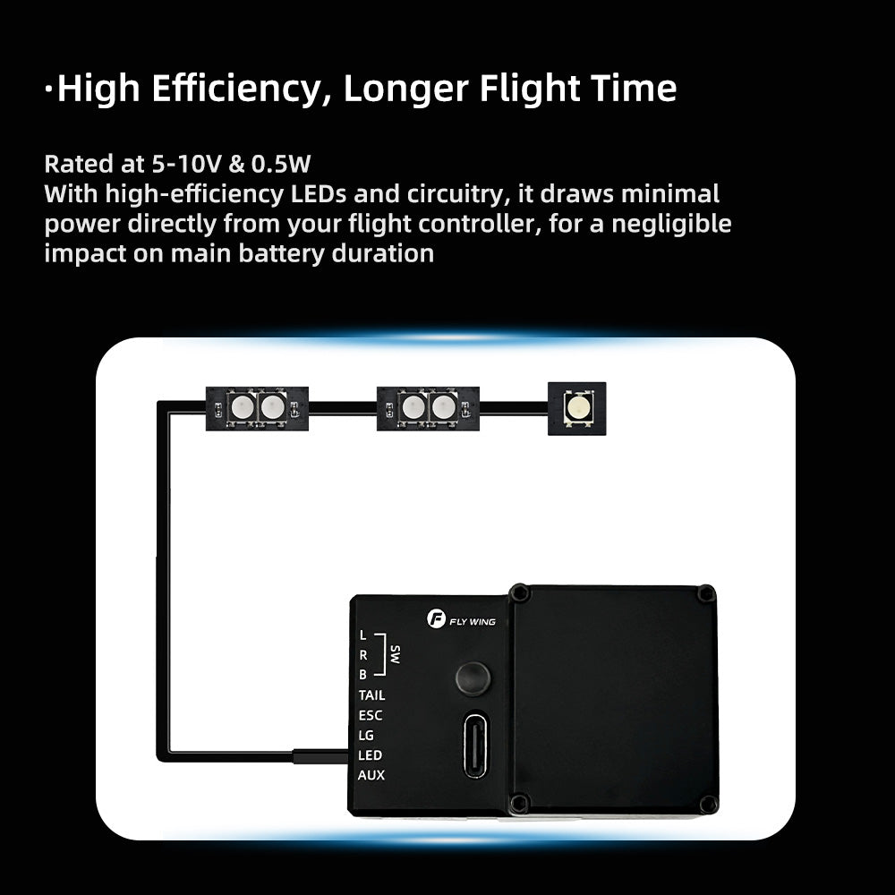 Scale LED Light Kit ONLY for ACE SCALE Helicopters