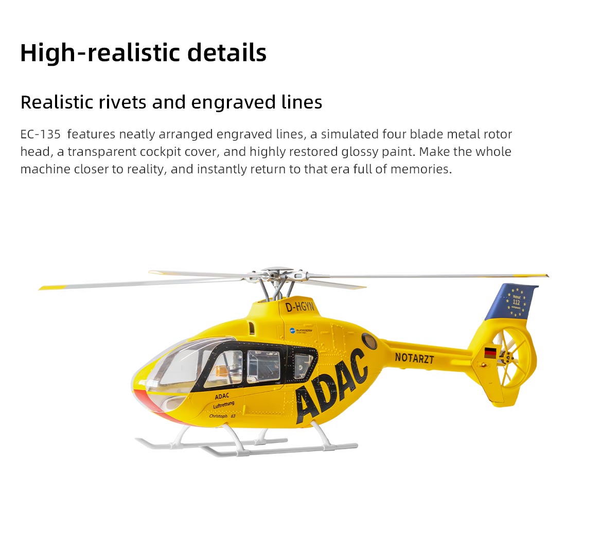 FlyWing EC-135 6CH M10 GPS 3D Hovering Aircraft Auto Return RC RTF Helicopter image 10