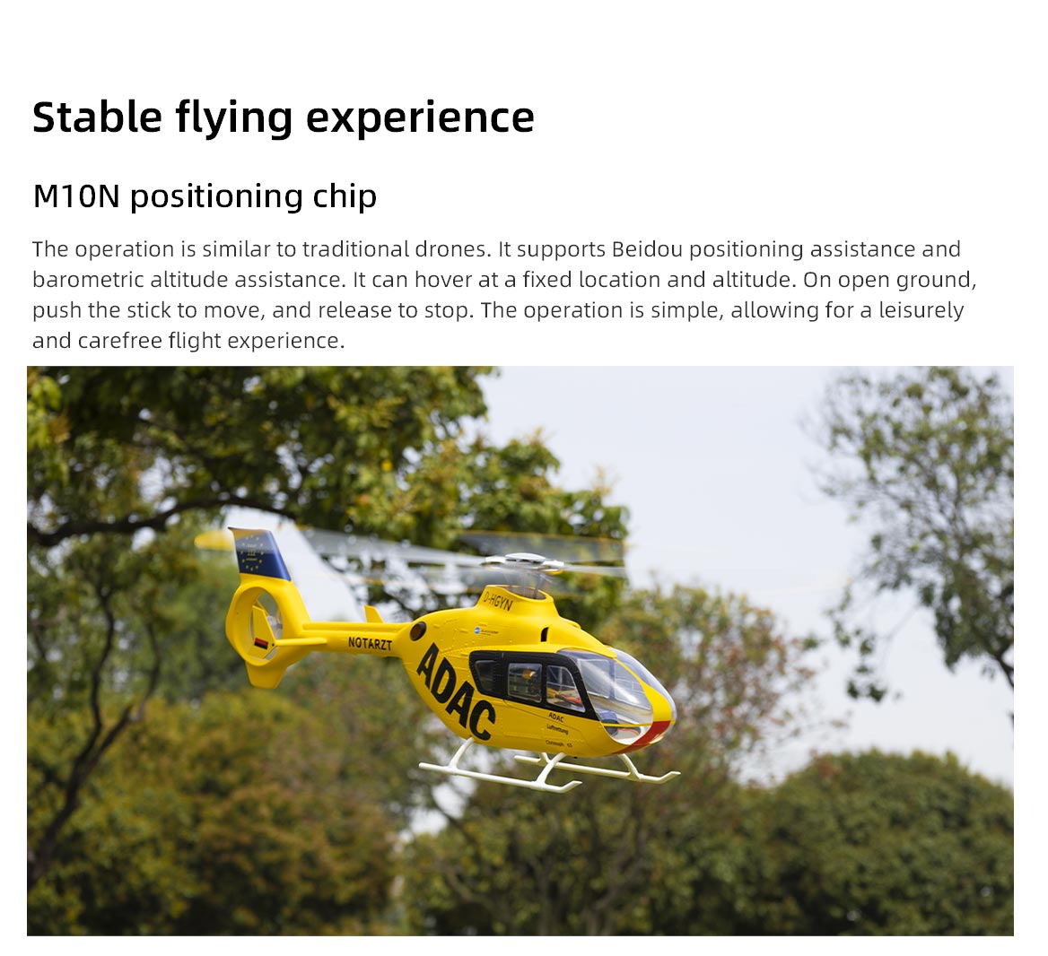 FlyWing EC-135 6CH M10 GPS 3D Hovering Aircraft Auto Return RC RTF Helicopter image 7