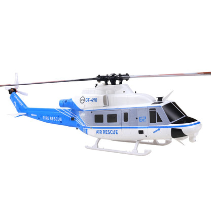 GOOSKY E2 GPS Air Rescue RC helicopter, front right view