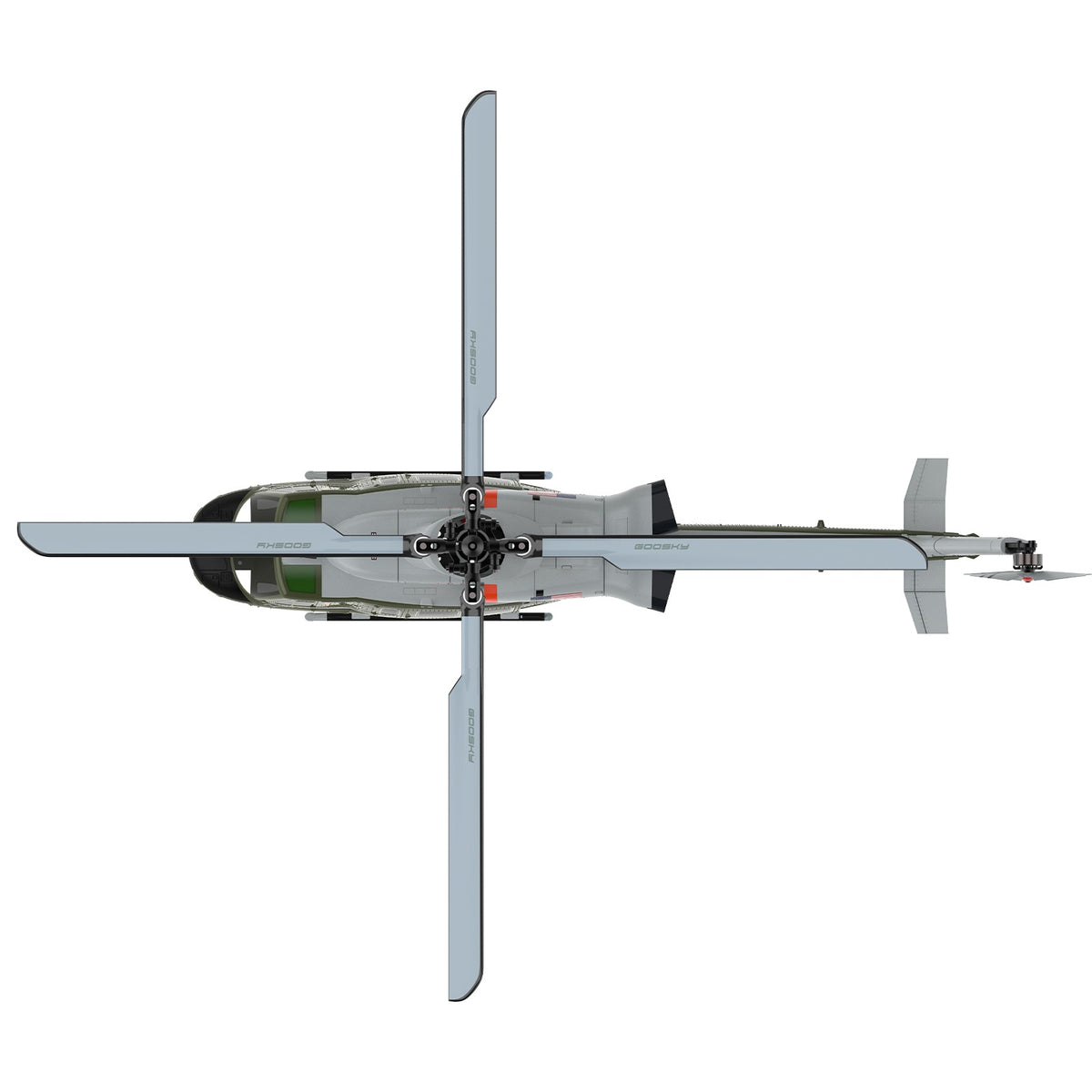 GOOSKY E2 GPS Marine One RC helicopter, top view
