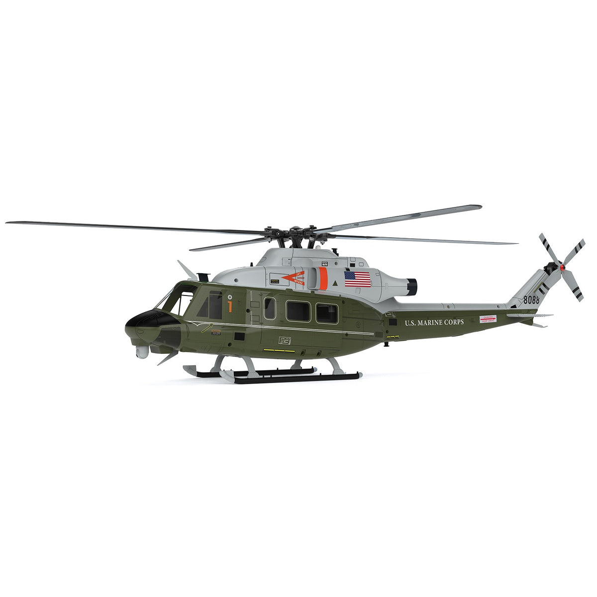 GOOSKY E2 GPS Marine One RC helicopter, right side view