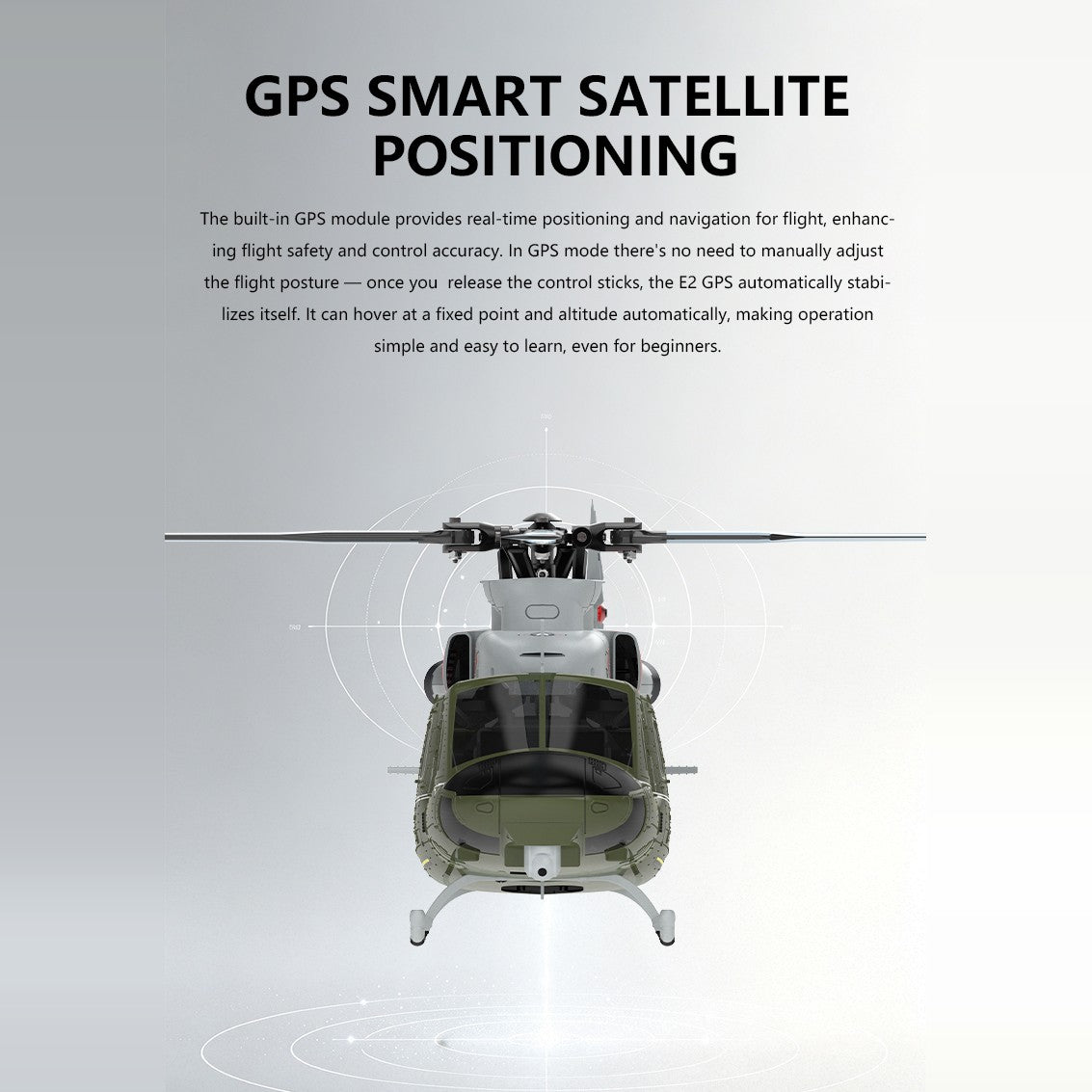 E2 GPS smart satellite positioning